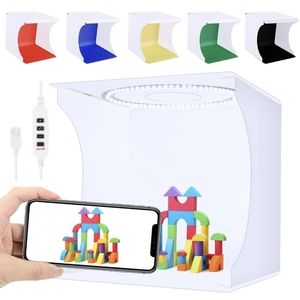 Photo Studio Box with Ring Light